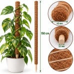 Kokosová tyč – opora pre popínavé rastliny 150 cm x 45 mm x 22 mm